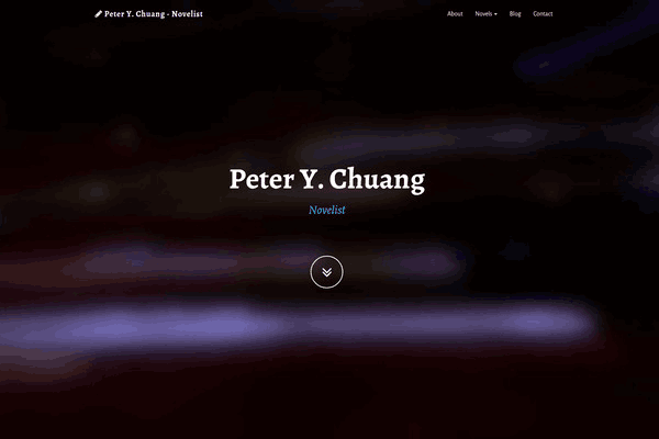 Peter Y. Chuang - Novelist, Short Story Writer